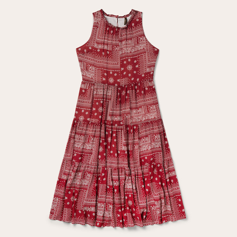 Red Bandana Patchwork Dress Red | Stetson