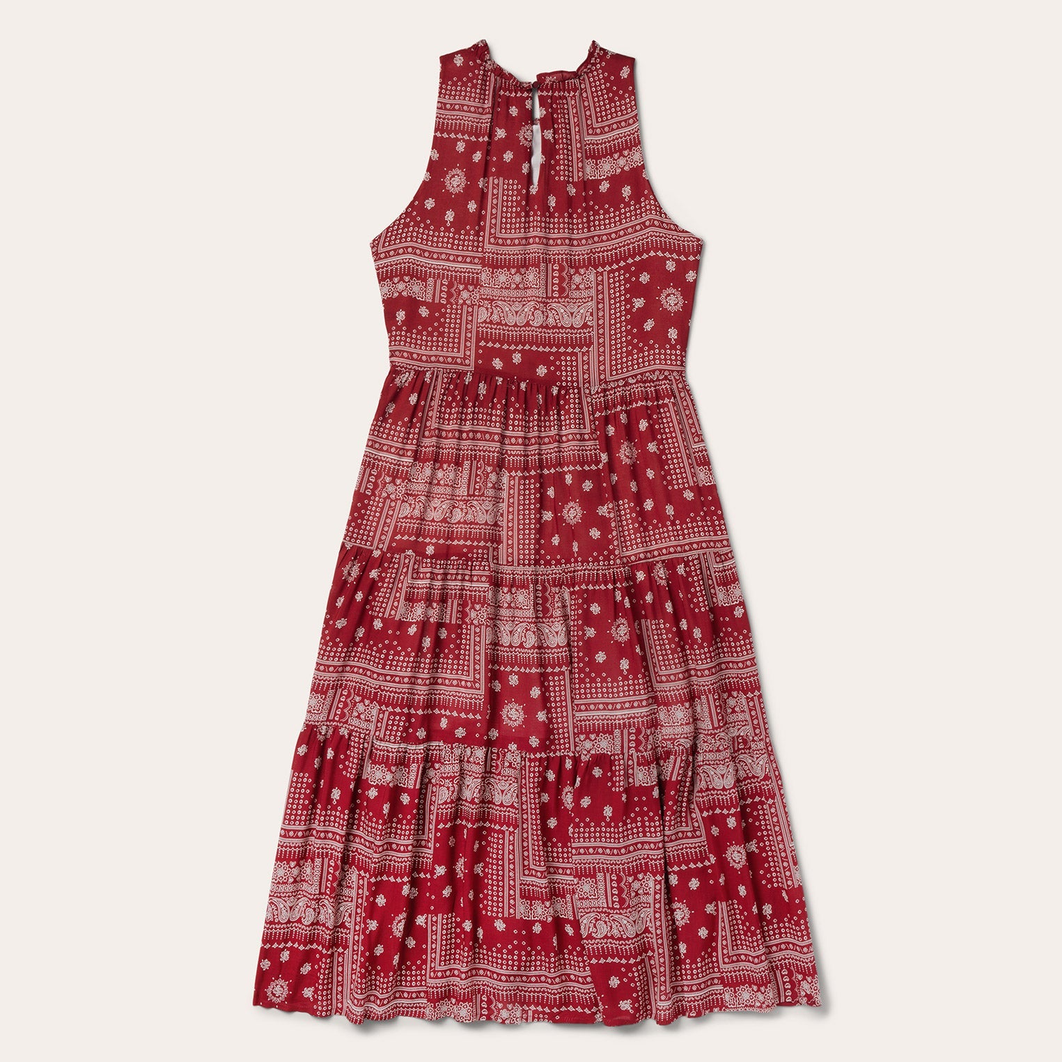 Red Bandana Patchwork Dress Red | Stetson