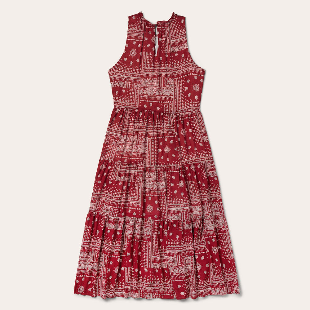 Red Bandana Patchwork Dress Red | Stetson