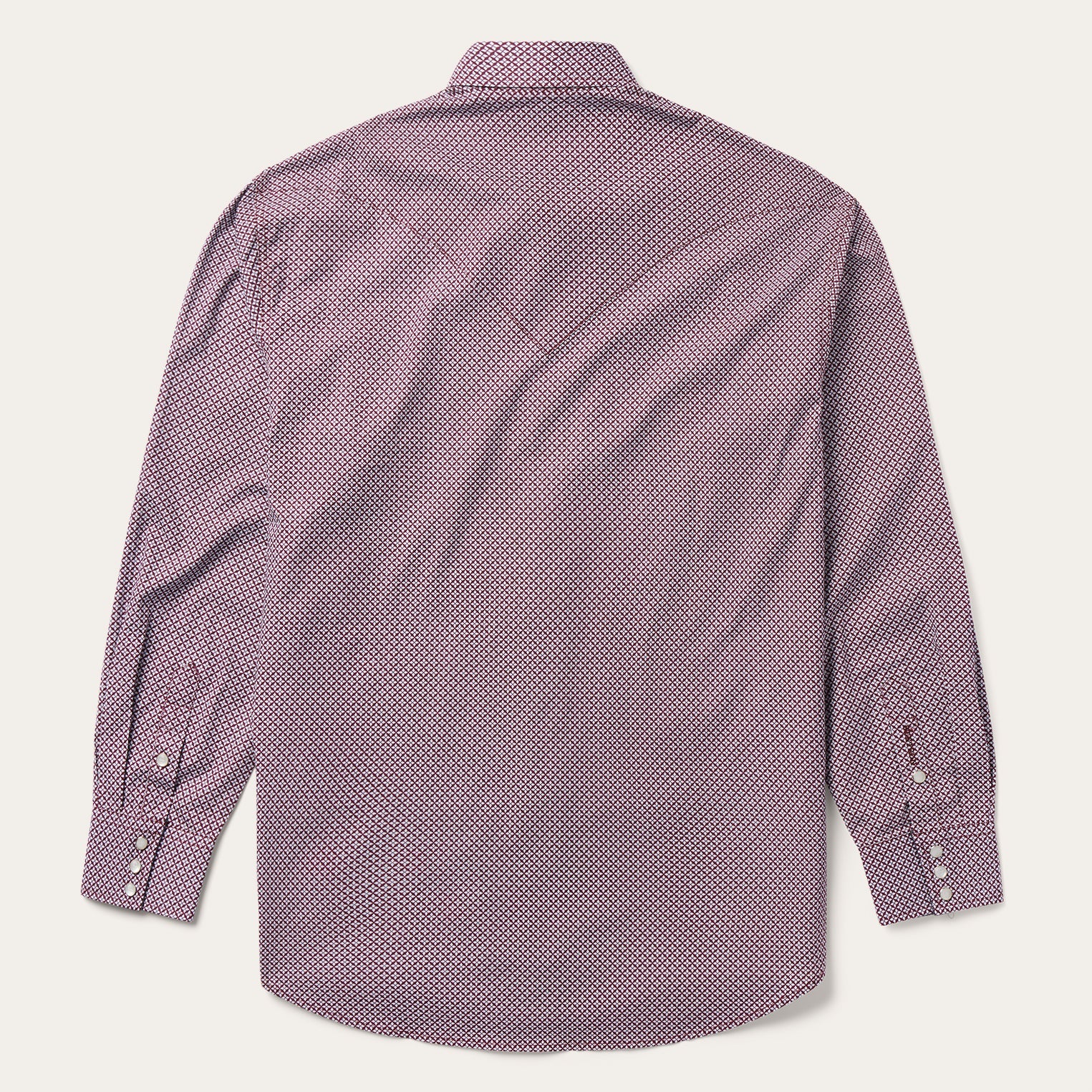 Four Point Geo Print Western Shirt Blue | Stetson