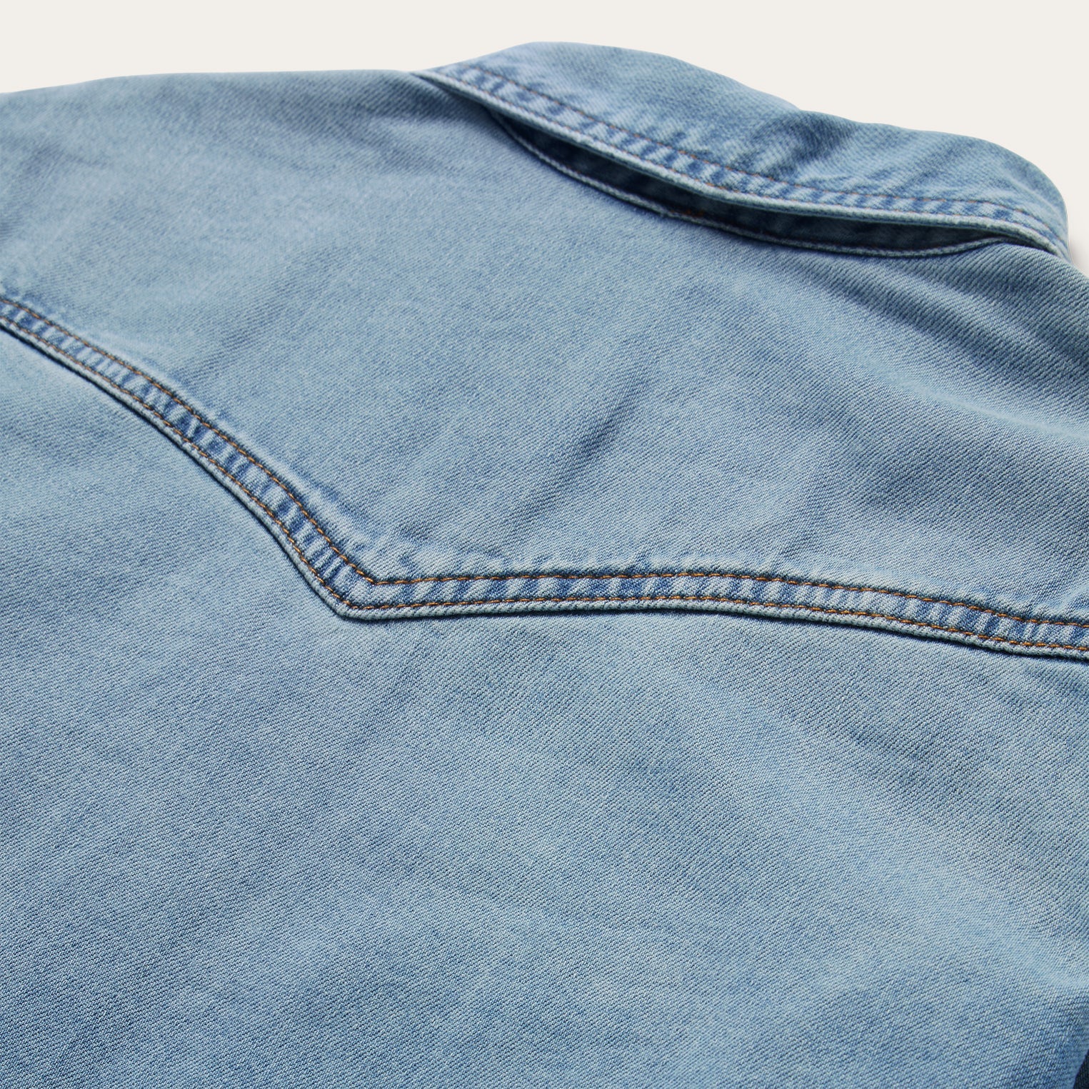 Loose Fit Denim Shirt Blue | Stetson