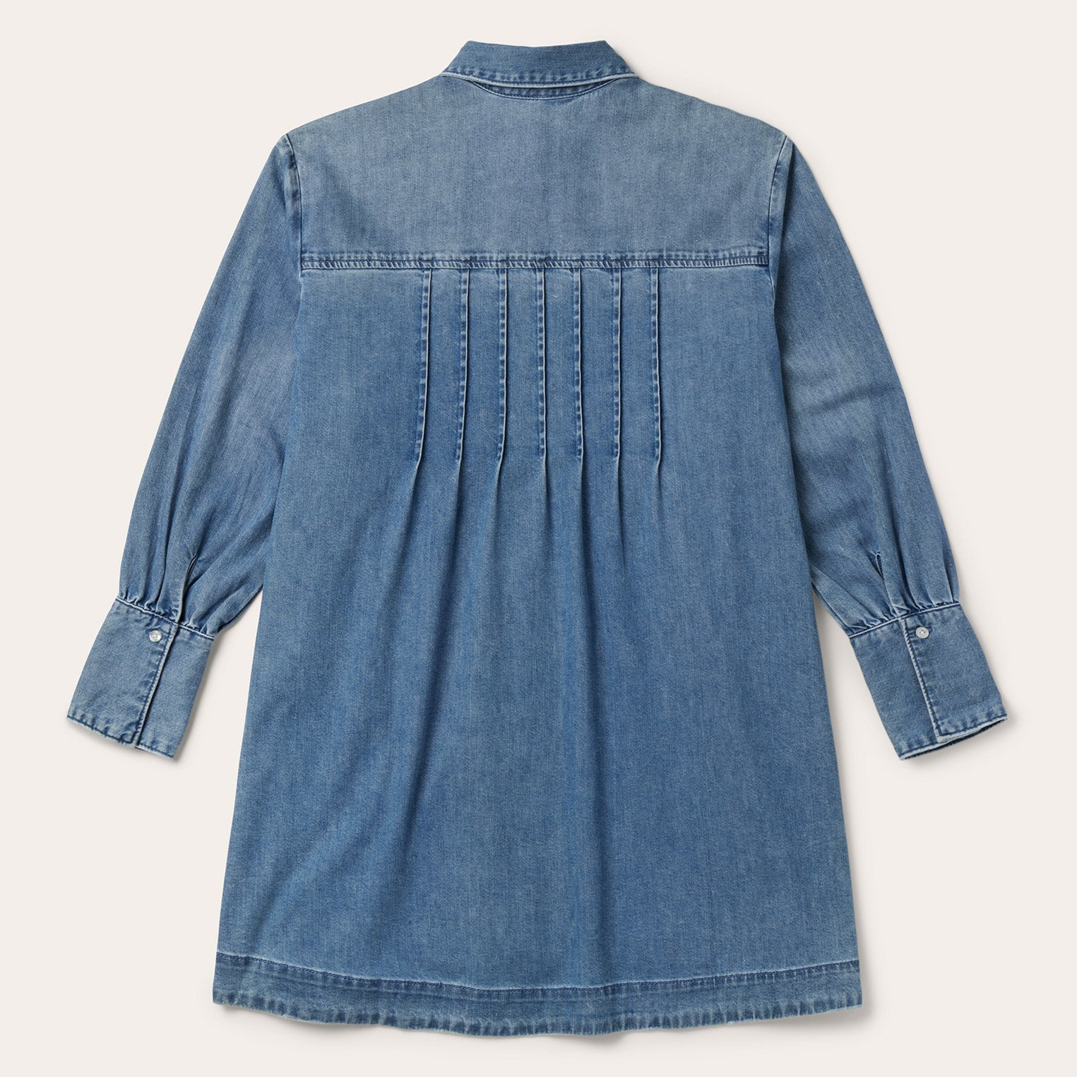 Denim Button Front Shirt Dress Blue | Stetson