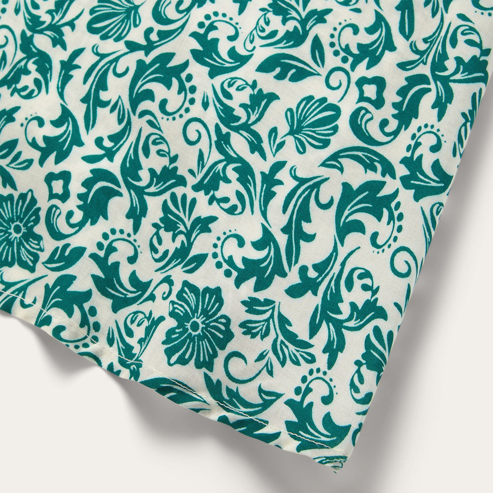 Jade Floral Print Sleeveless Dress Green | Stetson