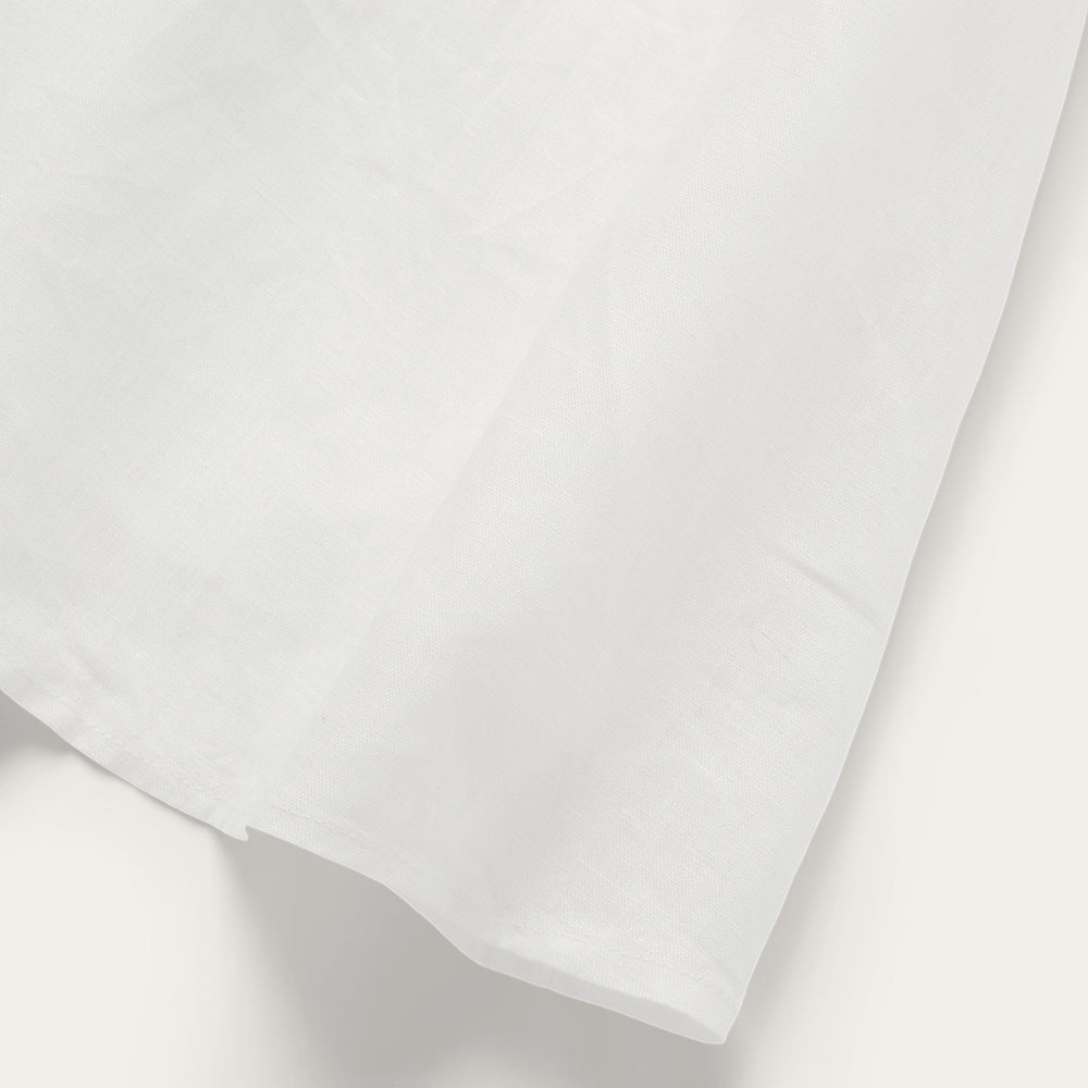 White Linen Shirt Dress White | Stetson