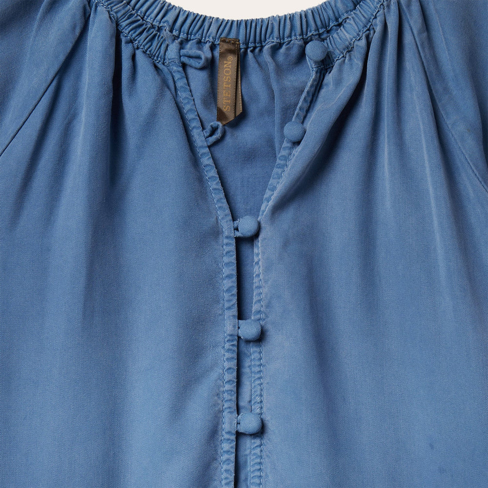 Denim Long Three Tiered Dress Blue | Stetson