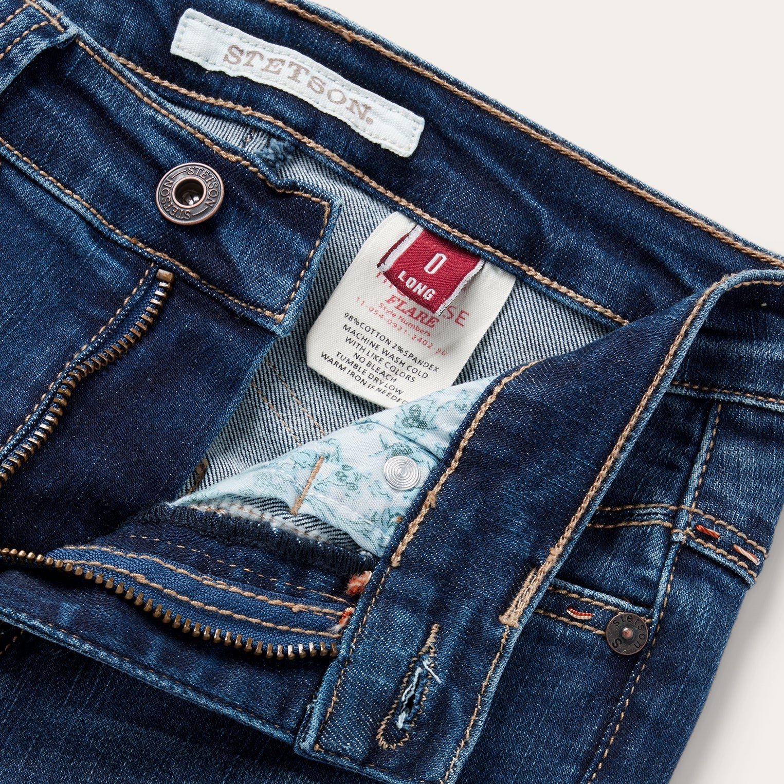 921 High Rise Flare Jeans Blue | Stetson