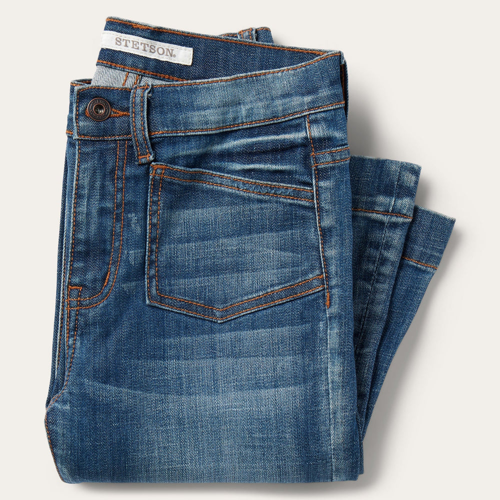 921 High Rise Flare Jeans Blue | Stetson