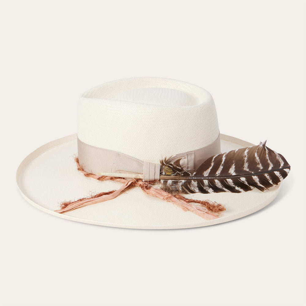Kings Row Shantung Straw Fedora Natural | Stetson