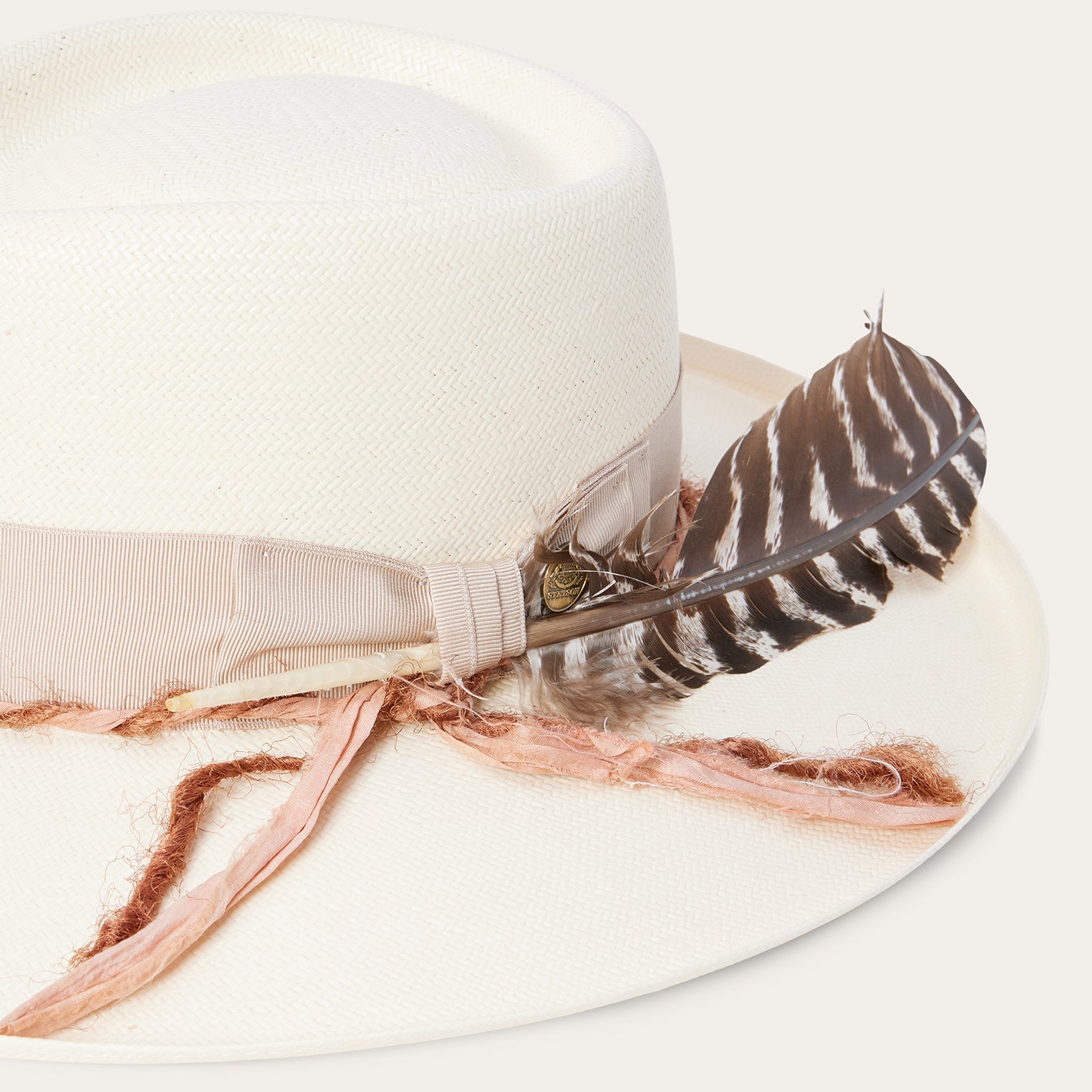 Kings Row Shantung Straw Fedora Natural | Stetson
