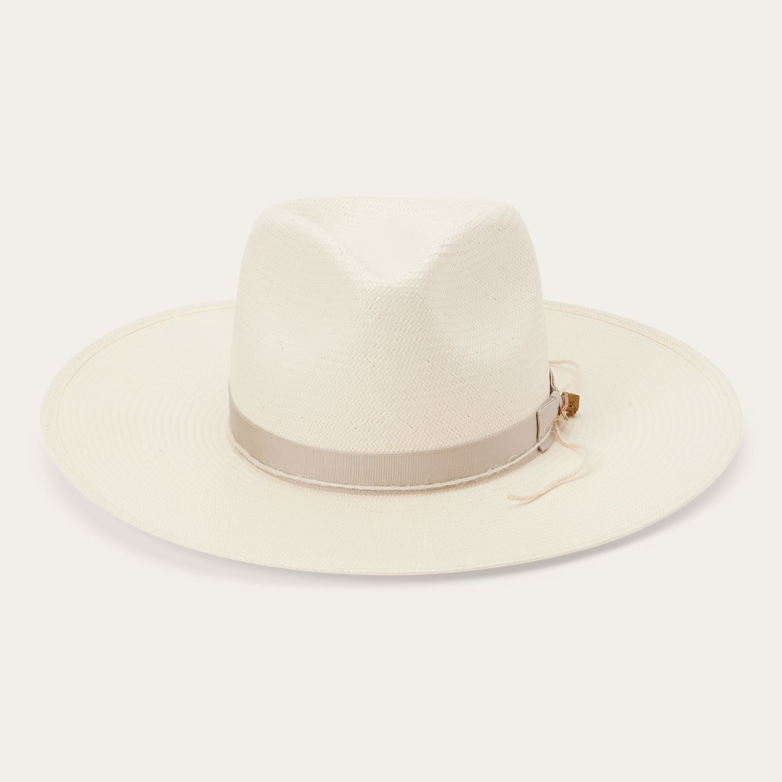 JW Marshall Straw Flat Brim Hat Natural | Stetson