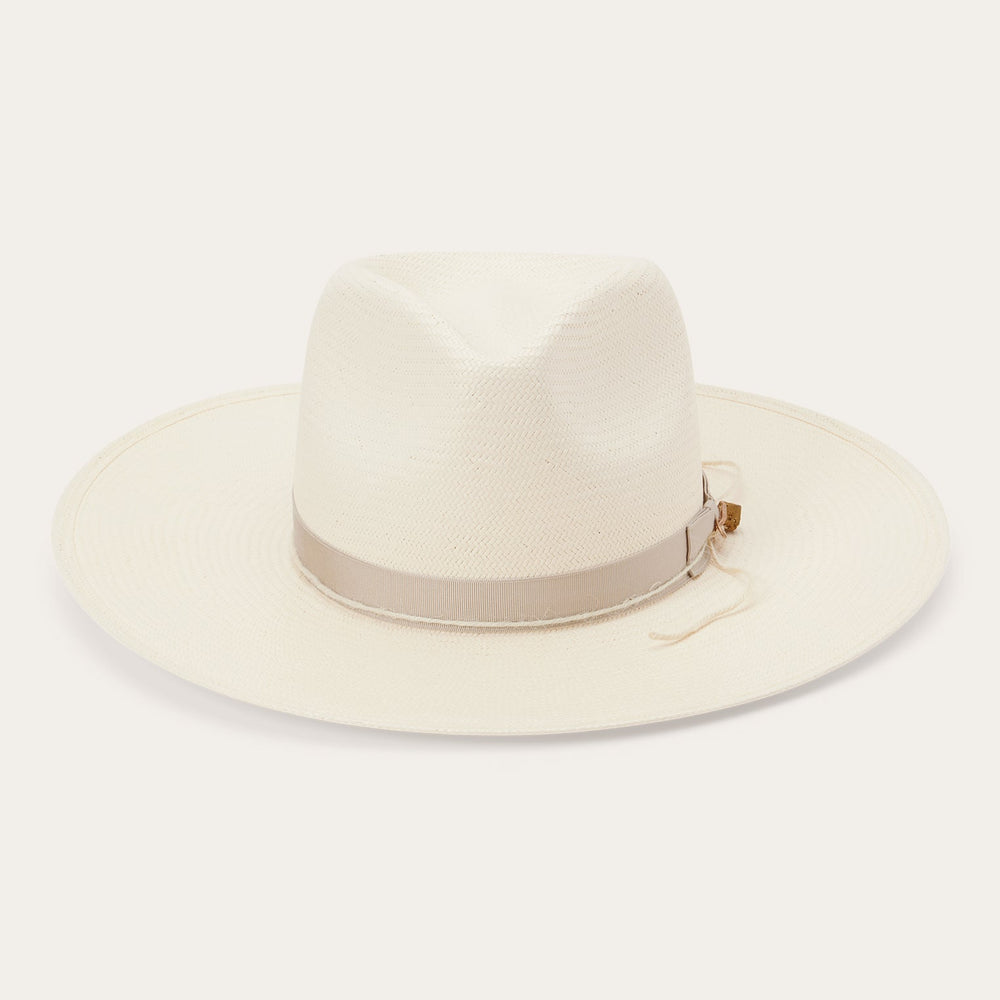 JW Marshall Straw Flat Brim Hat Natural | Stetson