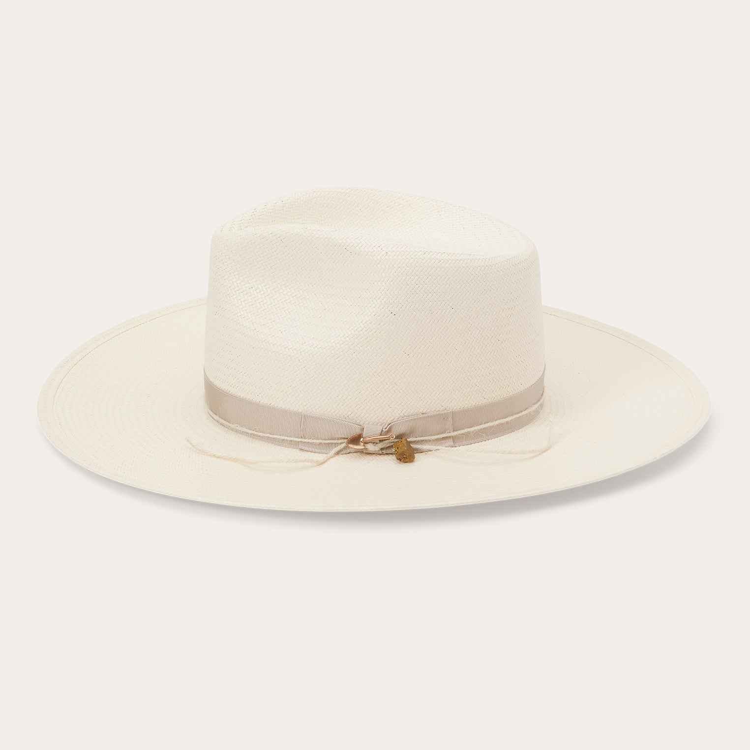 JW Marshall Straw Flat Brim Hat Natural | Stetson