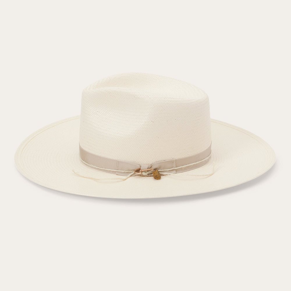 JW Marshall Straw Flat Brim Hat Natural | Stetson