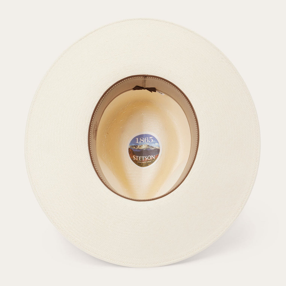 JW Marshall Straw Flat Brim Hat Natural | Stetson