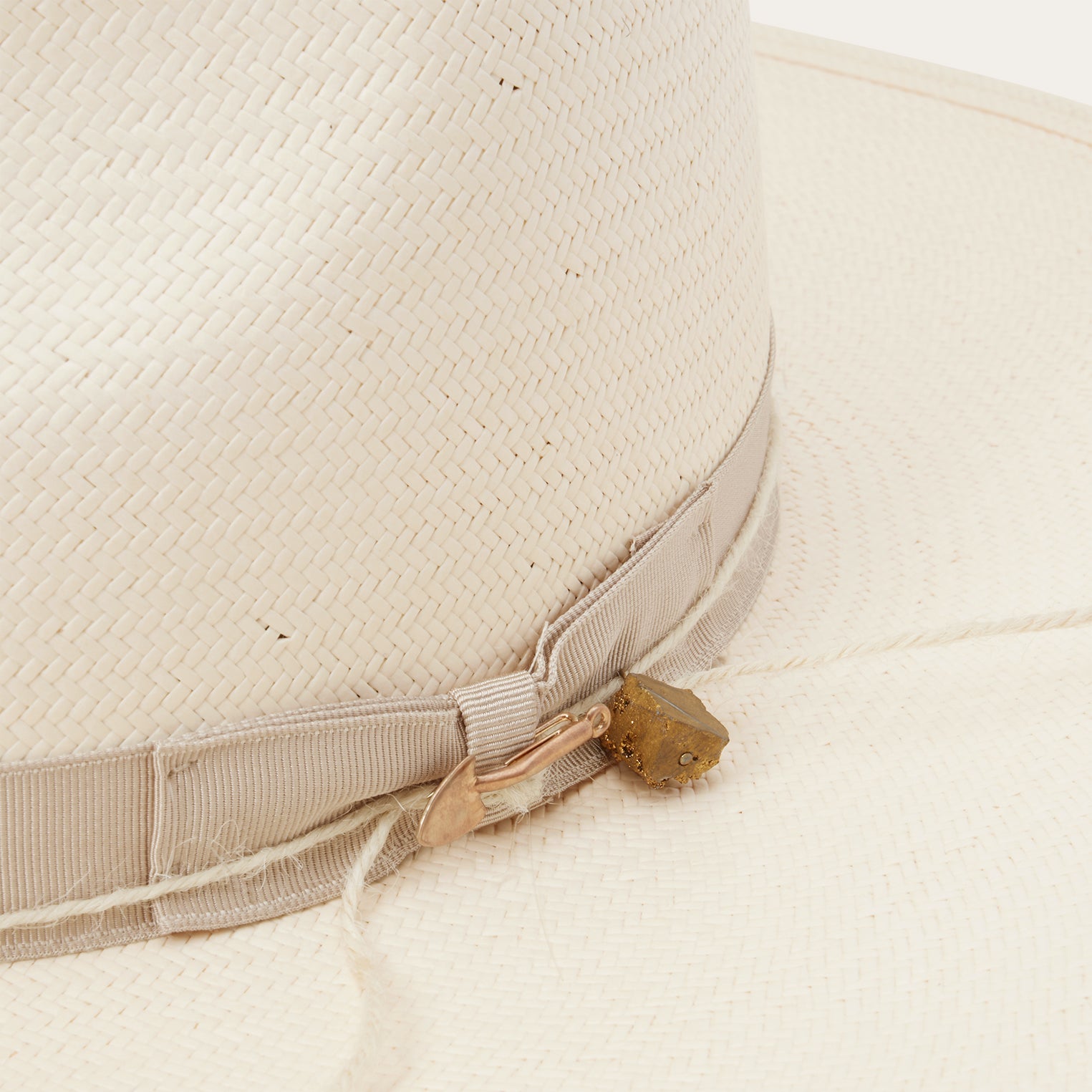 JW Marshall Straw Flat Brim Hat Natural | Stetson