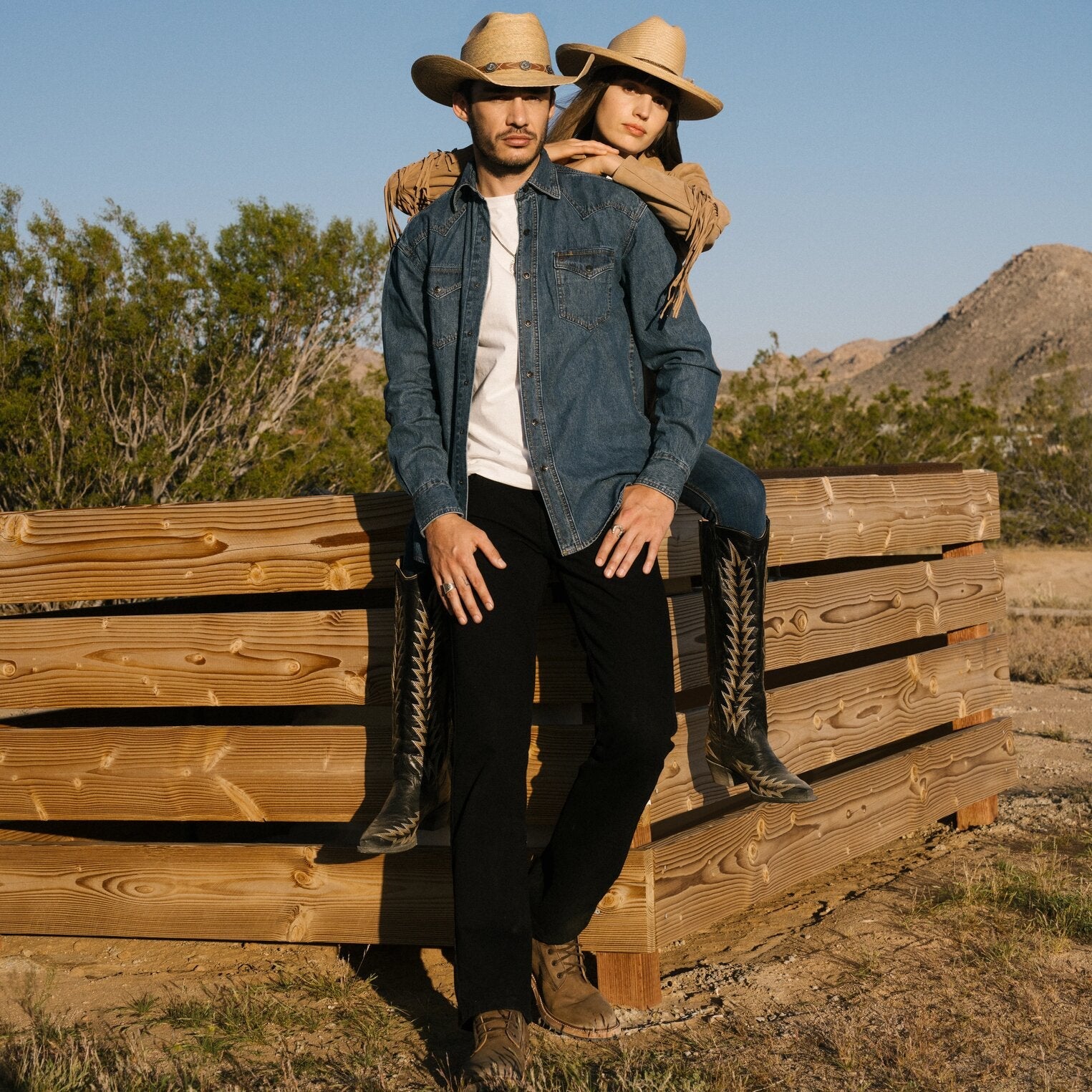 1120 Slim Fit Standard Straight Leg Jean Black | Stetson