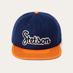Retro Script Baseball Cap Navy | Stetson