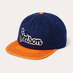 Retro Script Baseball Cap Navy | Stetson
