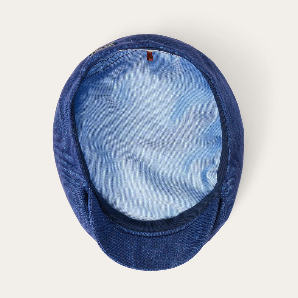 Linen Driver Cap Navy | Stetson