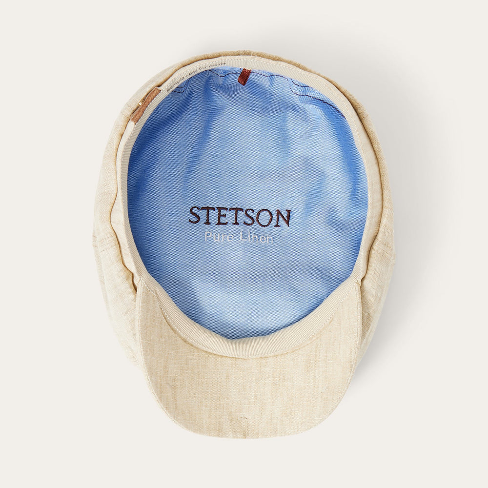 Linen Hatteras Newsboy Beige | Stetson