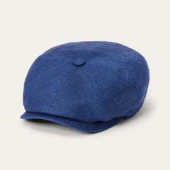 Linen Hatteras Cap Navy | Stetson