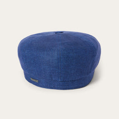 Linen Hatteras Cap Navy | Stetson
