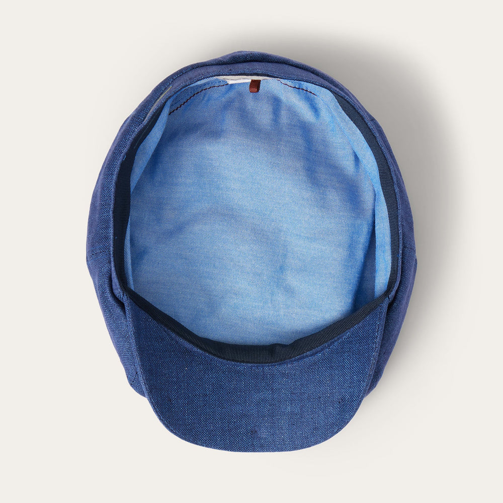 Linen Hatteras Cap Navy | Stetson