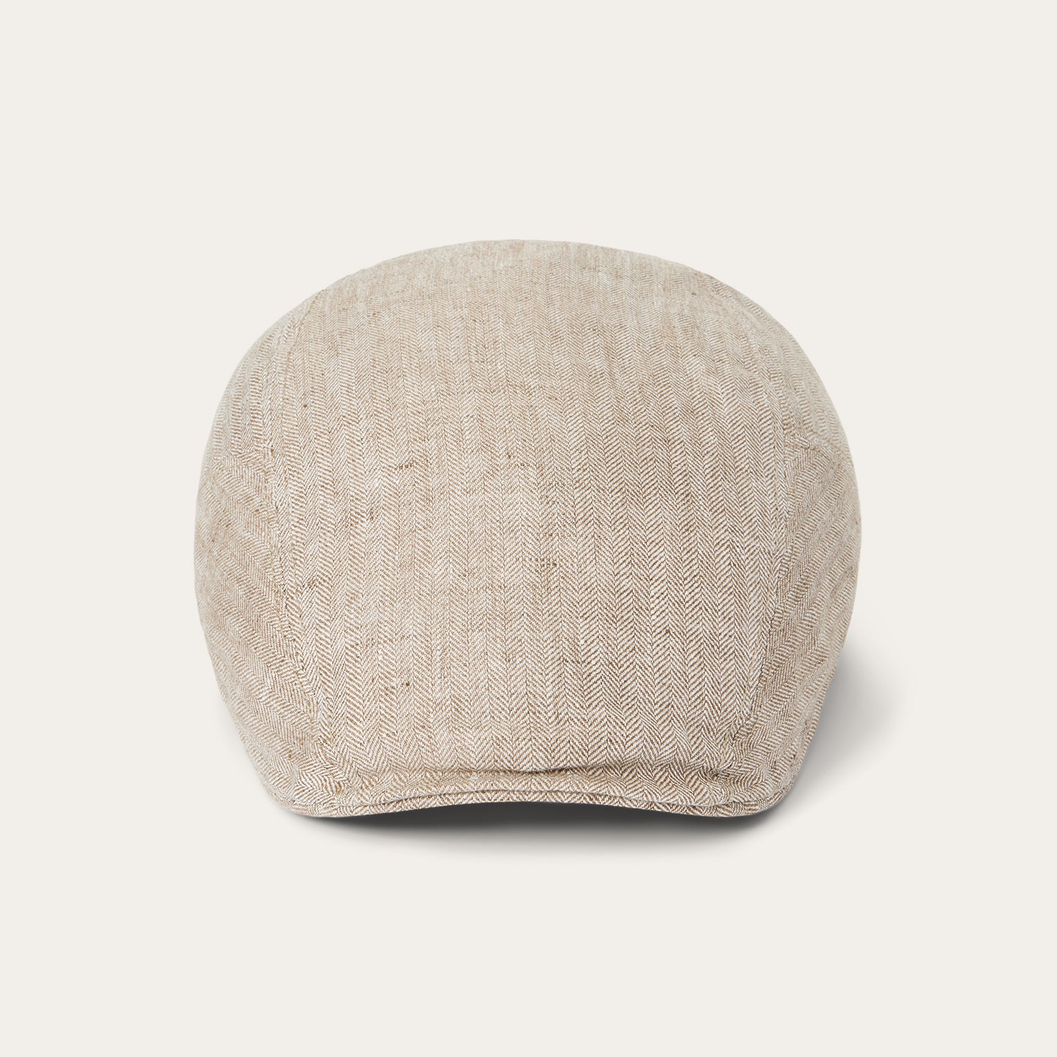 Herringbone Linen Ivy Cap Beige Herringbone | Stetson