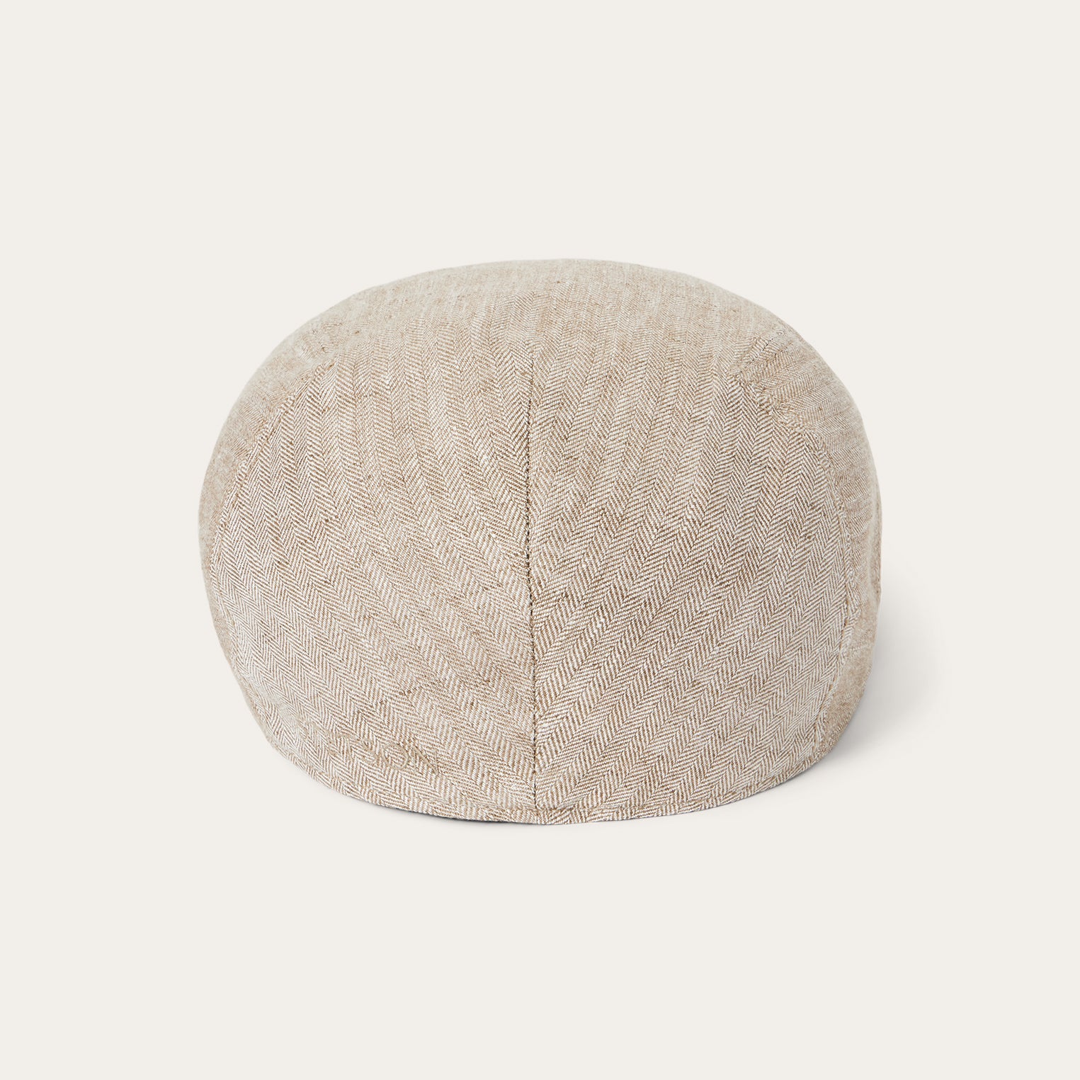 Herringbone Linen Ivy Cap Beige Herringbone | Stetson