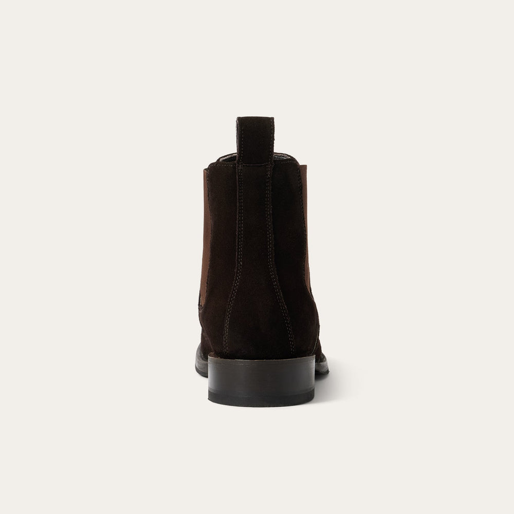 Suede Beat Chelsea Boot Dark Brown | Stetson
