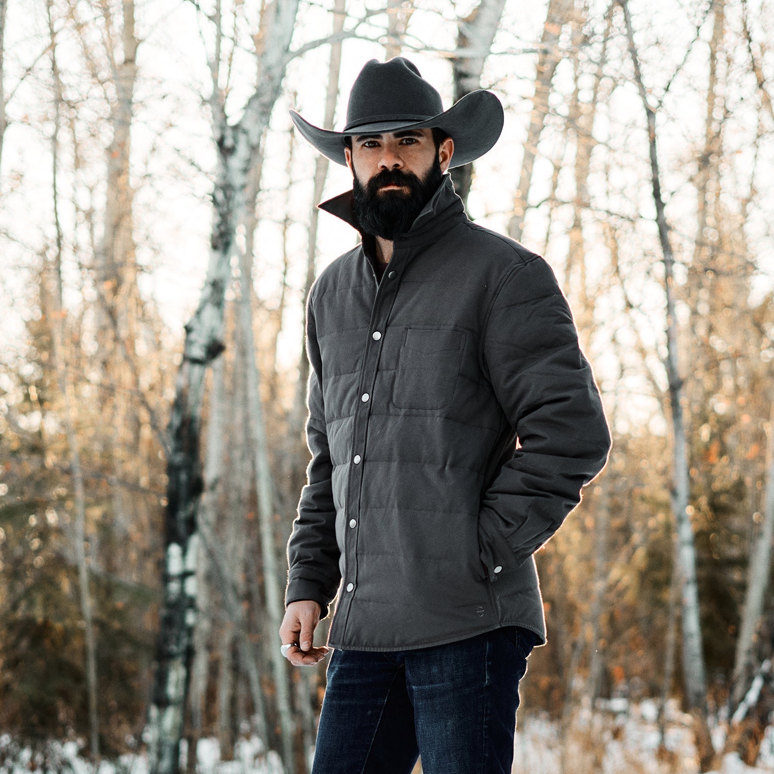 Brenham 4X Cowboy Hat Granite | Stetson