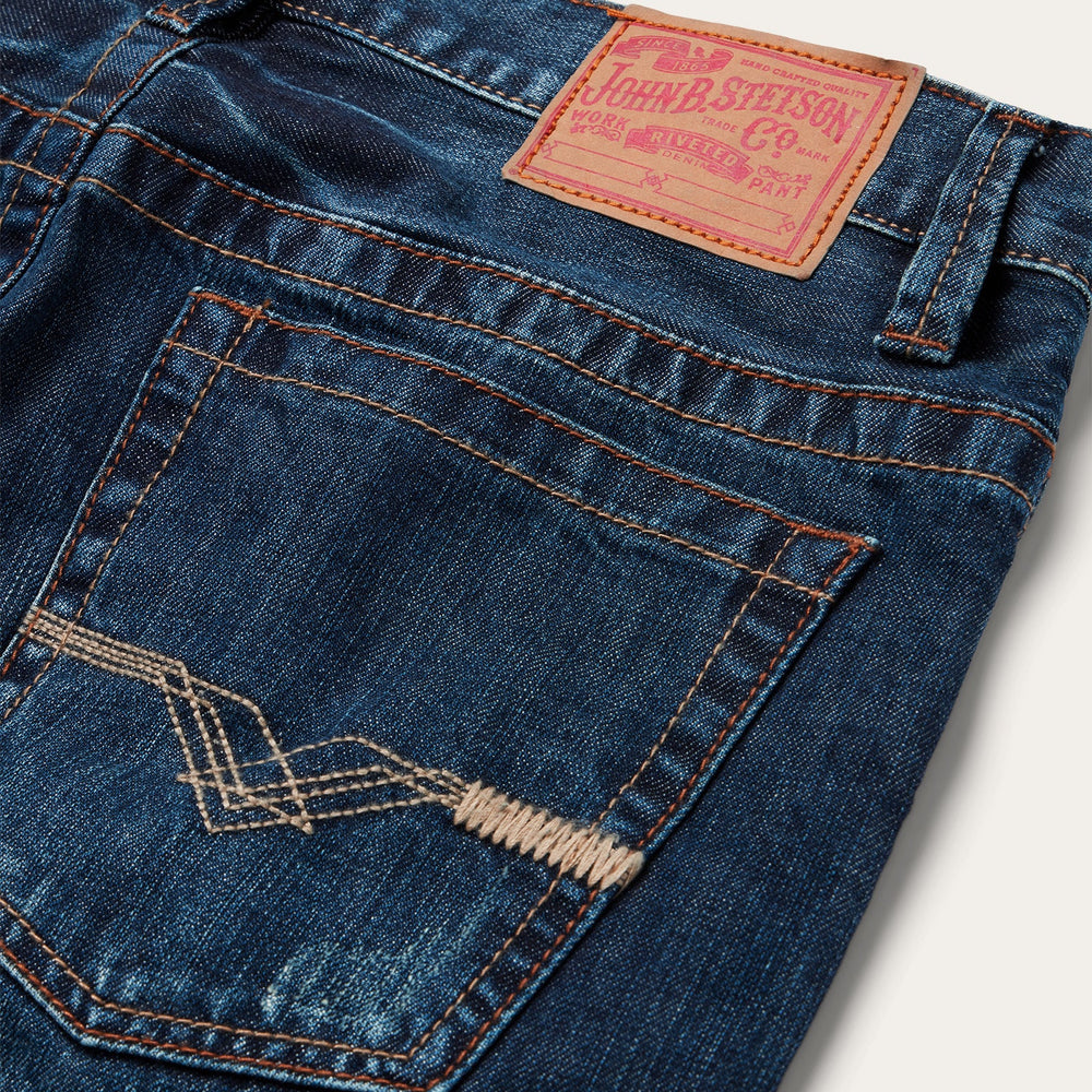 1520 Standard Straight Leg Jean Blue | Stetson