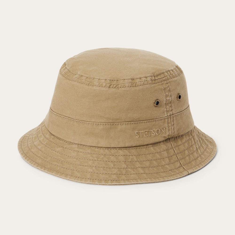 Bucket Delave Organic Cotton Olive | Stetson