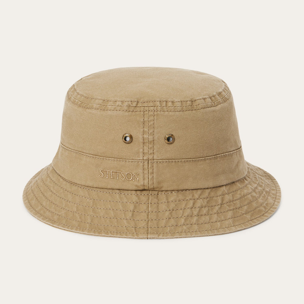 Bucket Delave Organic Cotton Olive | Stetson