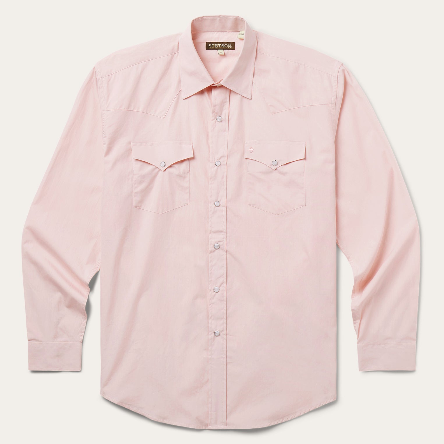Pink End-On-End Western Shirt Pink | Stetson