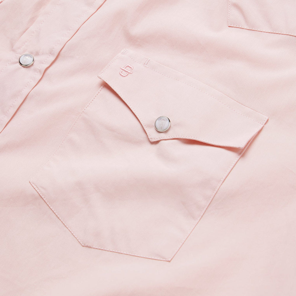 Pink End-On-End Western Shirt Pink | Stetson