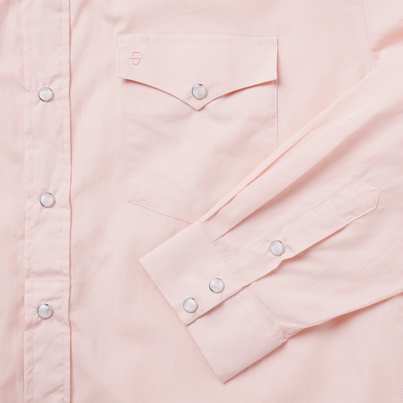 Pink End-On-End Western Shirt Pink | Stetson