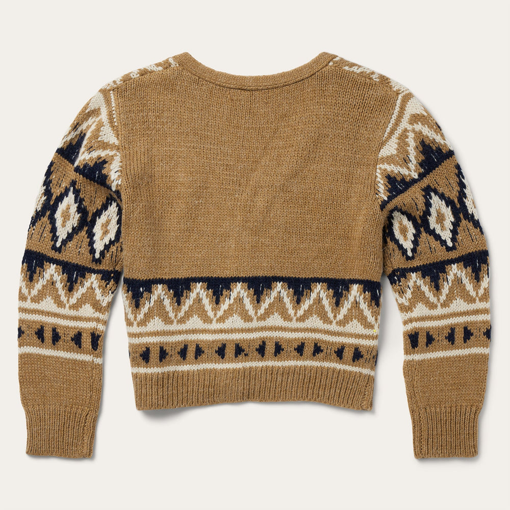 Gold Aztec Cardigan Yellow | Stetson