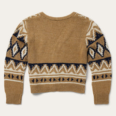 Gold Aztec Cardigan Yellow | Stetson