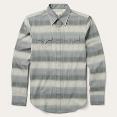Serape Dobby Twill Western Shirt Brown | Stetson