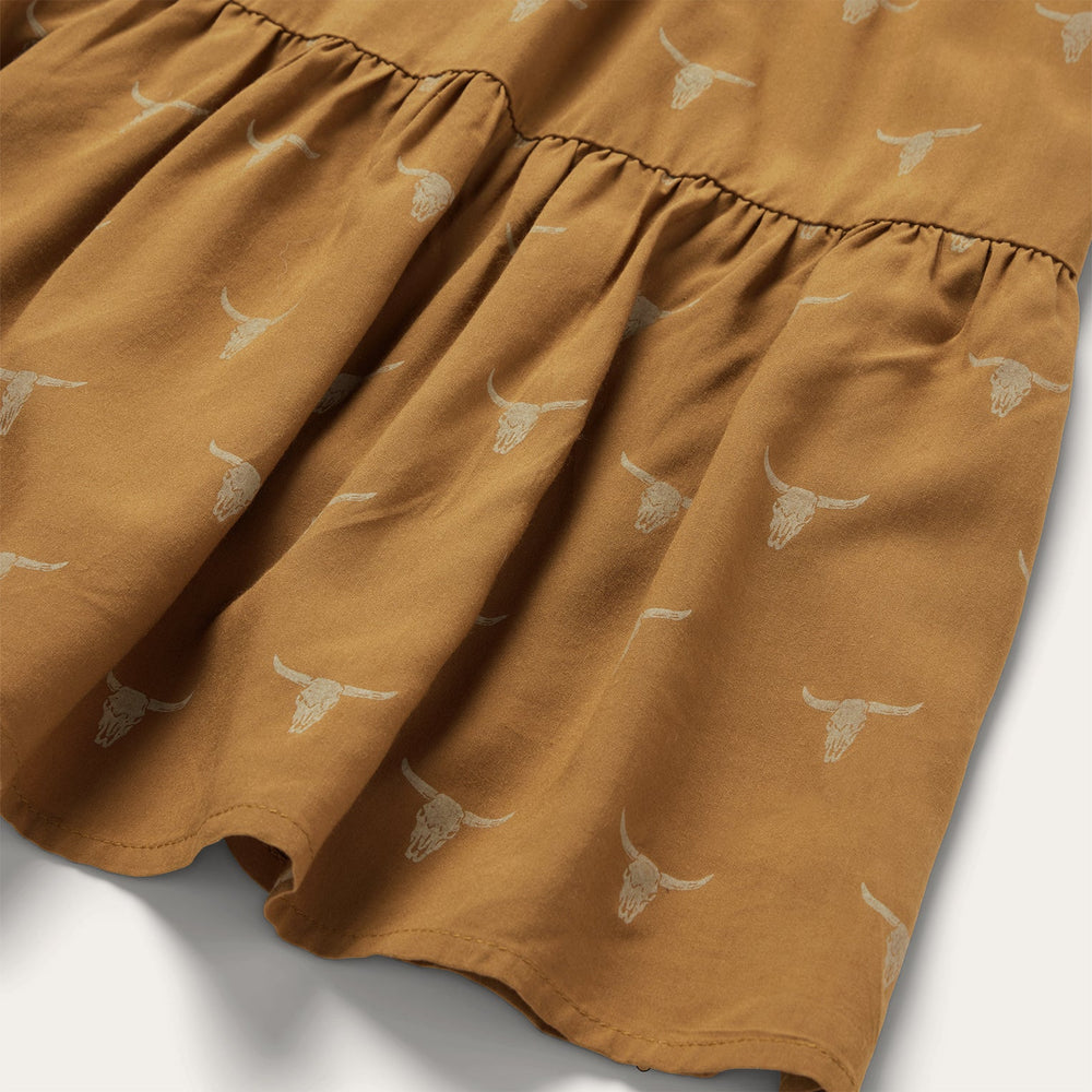Mojave Longhorn Print Dress Brown | Stetson