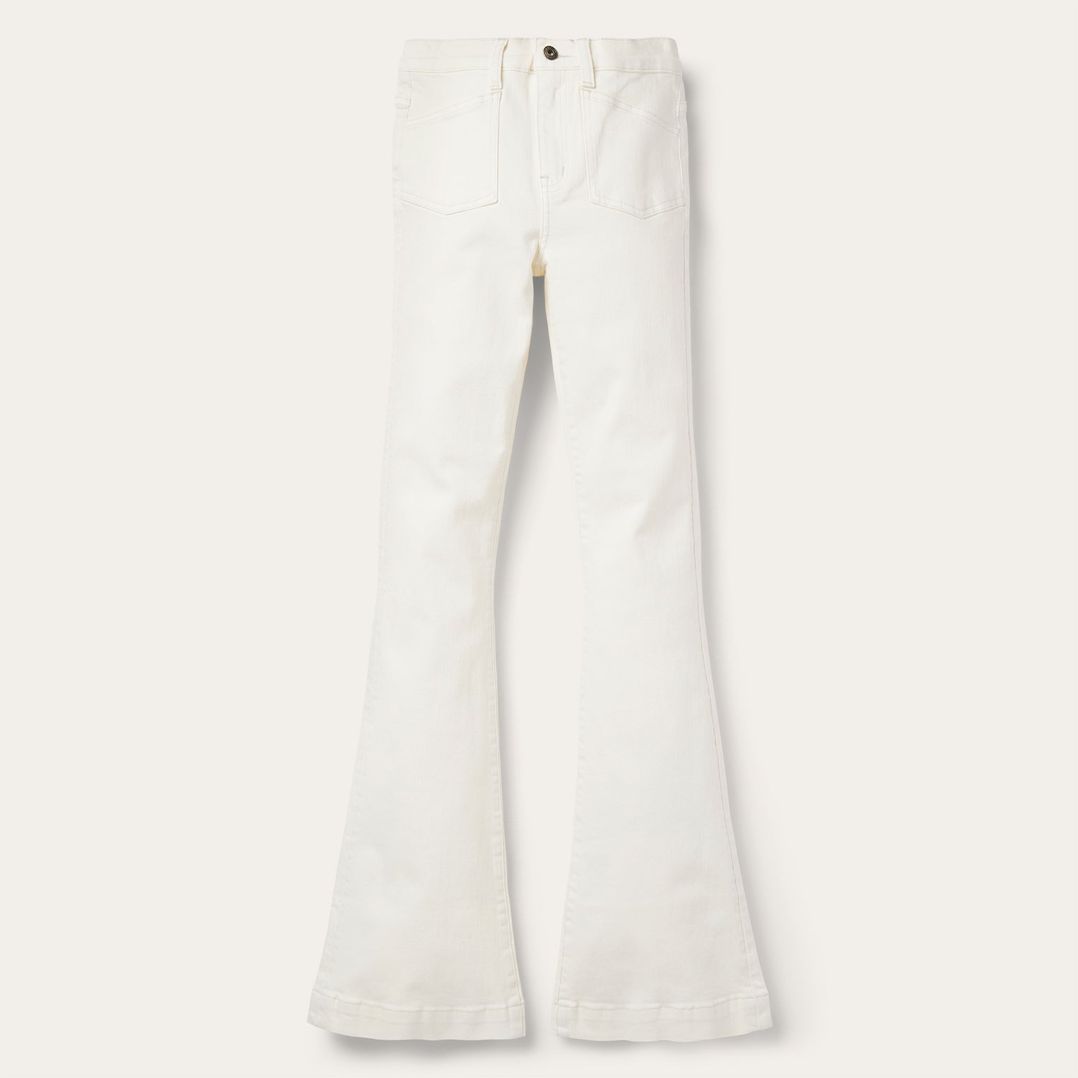 921 High Rise Flare Fit Jean White | Stetson