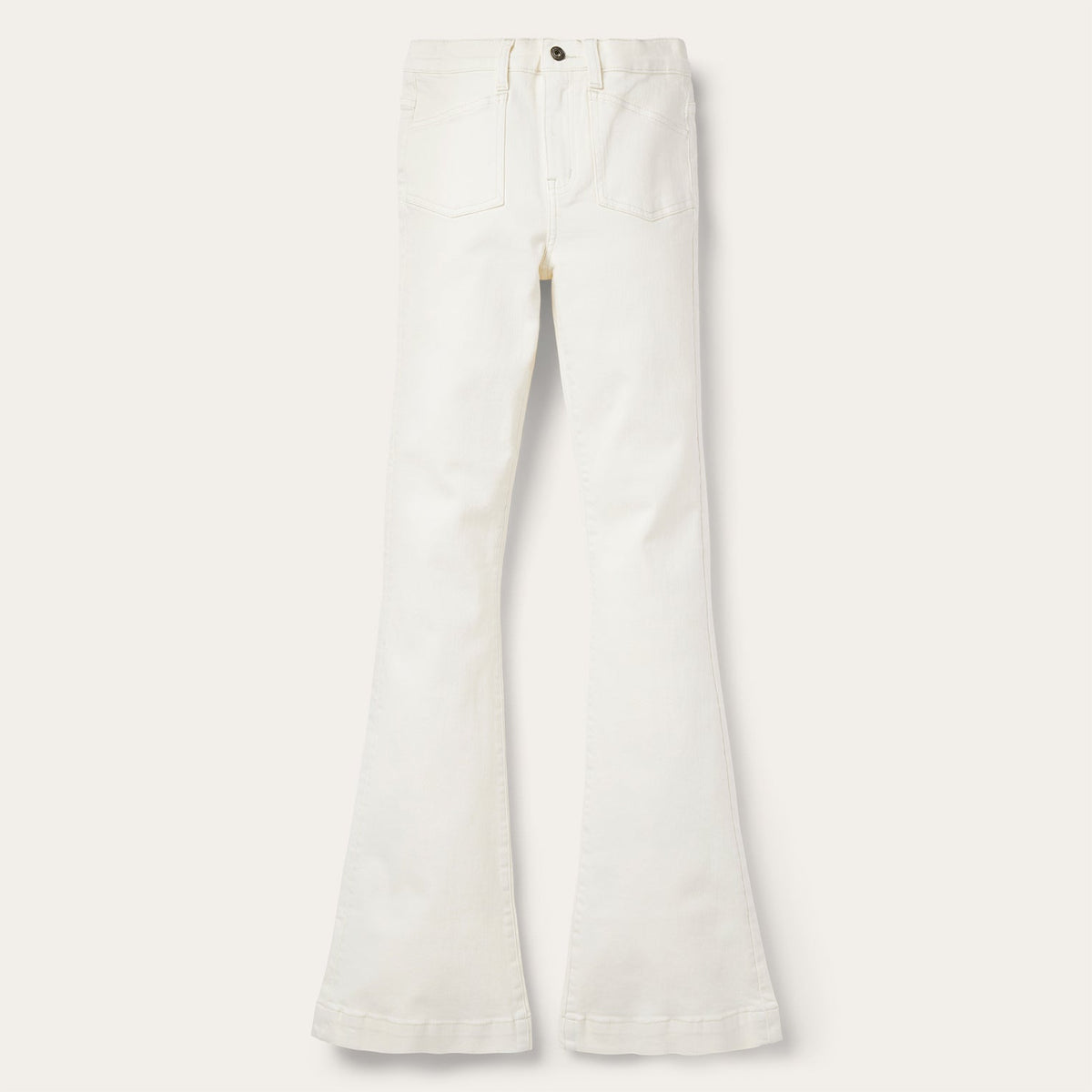 921 High Rise Flare Fit Jean White | Stetson