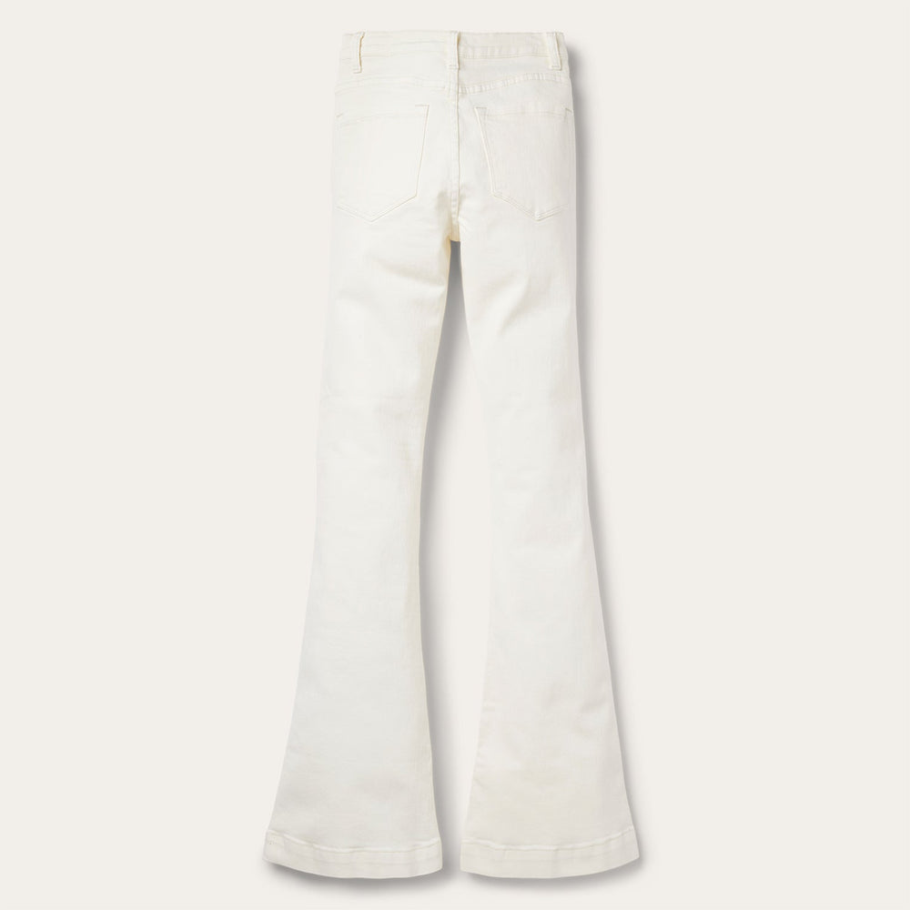 921 High Rise Flare Fit Jean White | Stetson