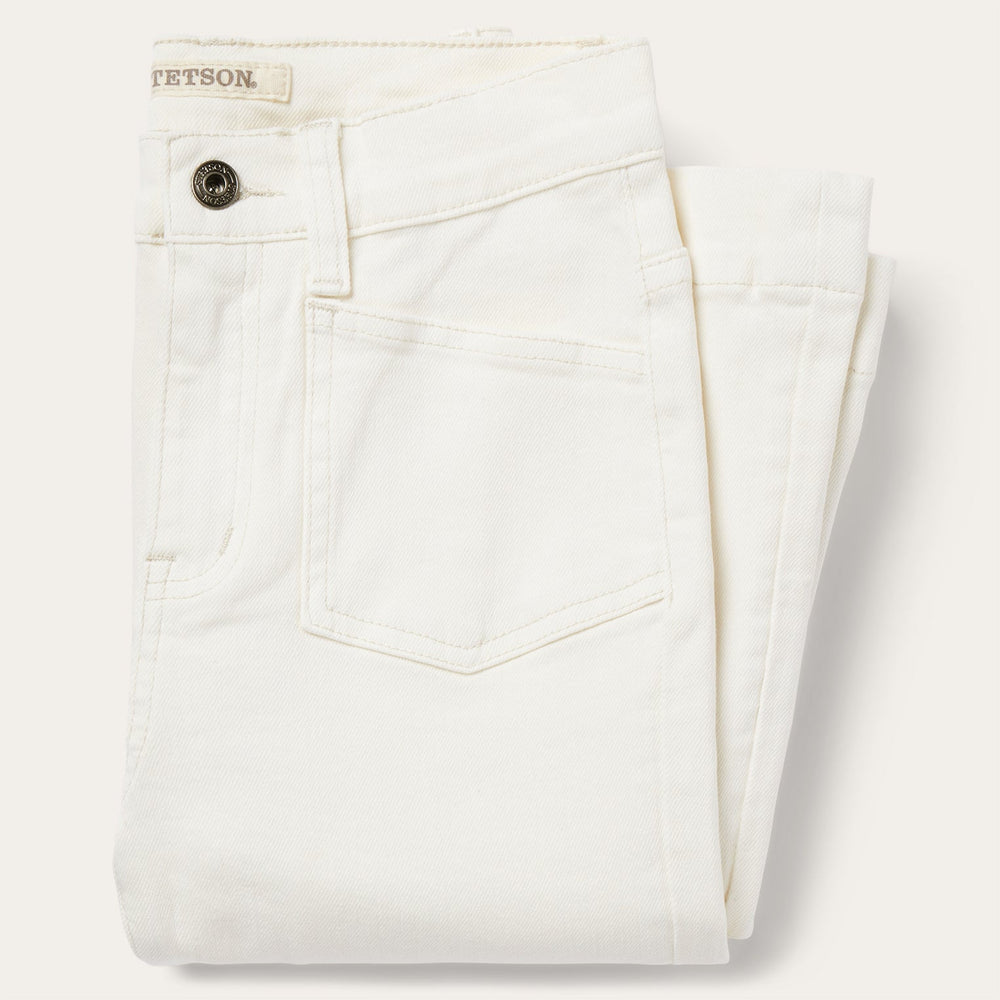 921 High Rise Flare Fit Jean White | Stetson