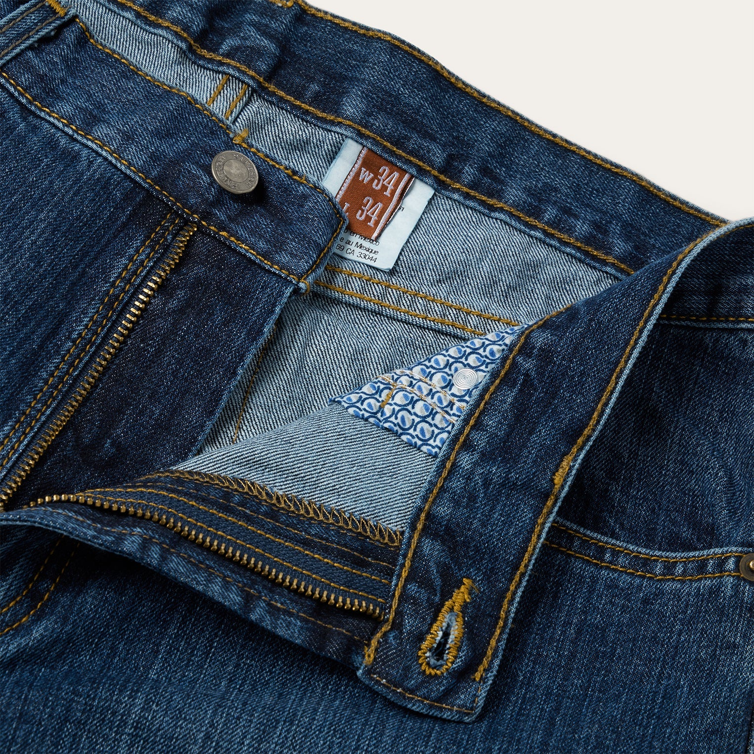 1520 Fit Standard Straight Leg Jean Blue | Stetson