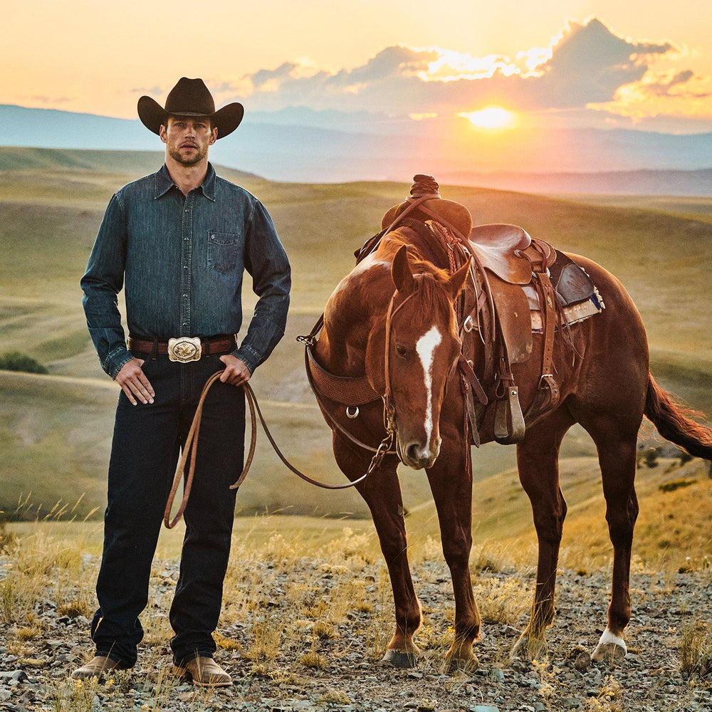 1520 Fit Standard Straight Leg Jean Blue | Stetson