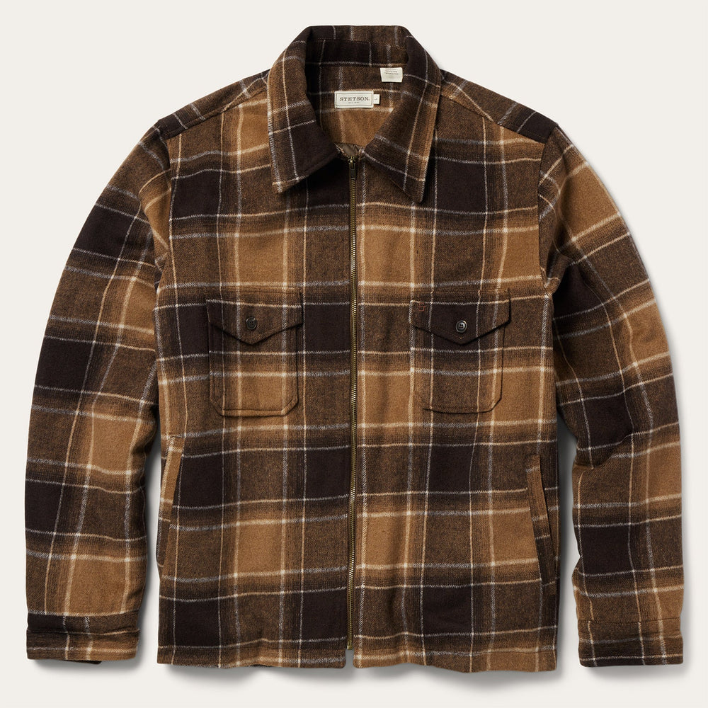 Brown Plaid Western Coat Brown | Stetson