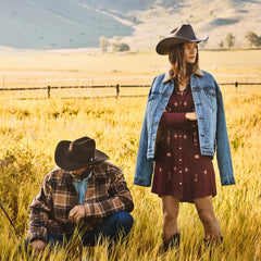 Brown Plaid Western Coat Brown | Stetson