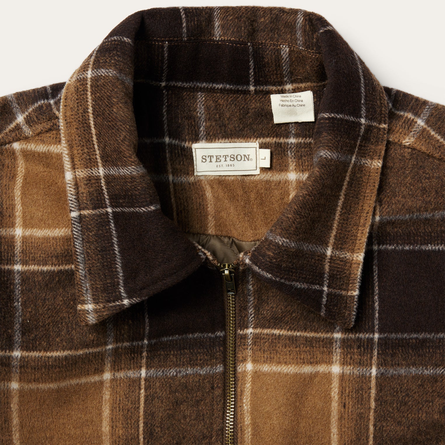 Brown Plaid Western Coat Brown | Stetson